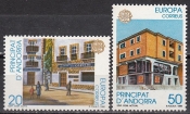 Андорра Испанская 1990 Почтамты и почтовые учреждения Европа СЕПТ 214-215 MNH