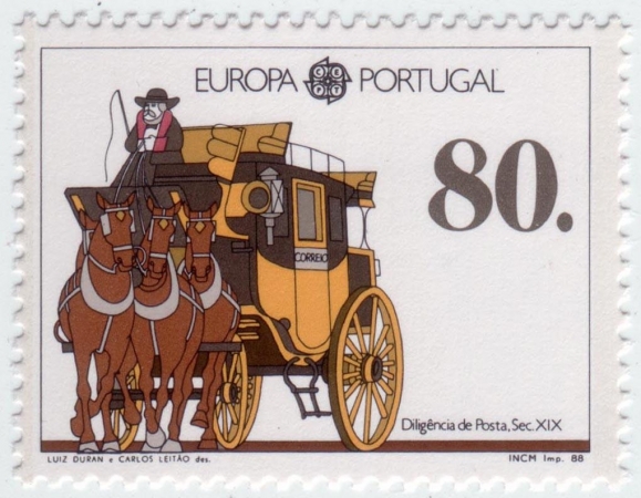 Португалия 1988 Транспорт и связь Европа СЕПТ 1754 MNH