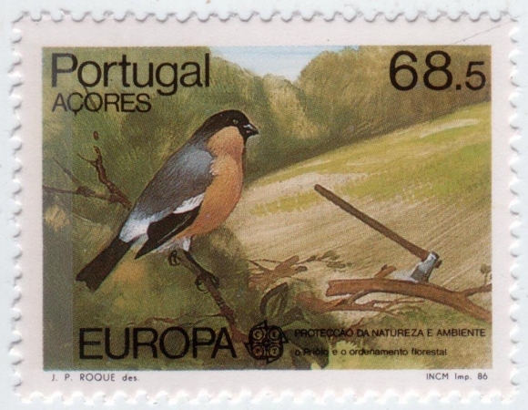 Азорские о-ва 1986 Охрана природы Европа СЕПТ 376 MNH