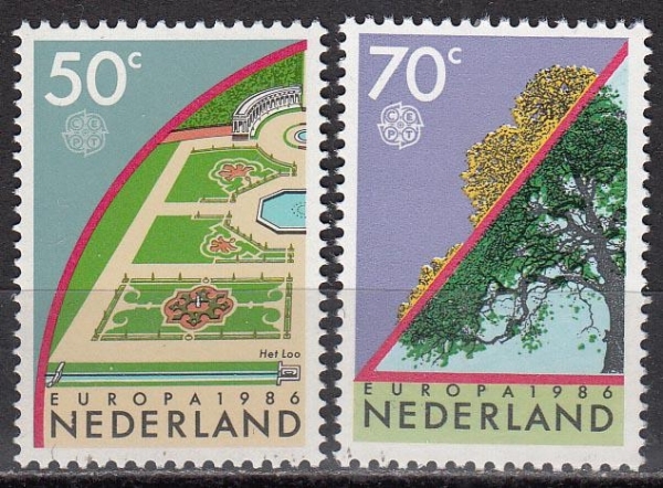 Нидерланды 1986 Охрана природы Европа СЕПТ 1292-1293 MNH