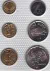 Сейшельские острова набор 6 монет 1982-2003 UNC