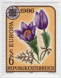 Австрия 1986 Охрана природы Европа СЕПТ 1848 MNH