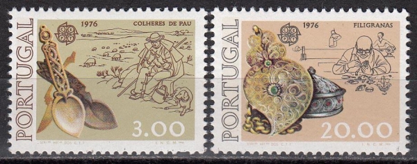 Португалия 1976 Ремёсла Европа СЕПТ 1311-1312 MNH