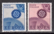 Италия 1967 Шестерни Европа СЕПТ 1224-1225 MNH