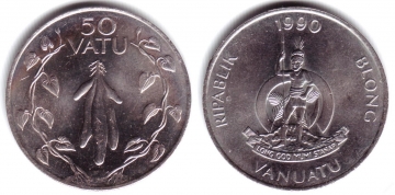 Вануату 50 вату 1990 UNC