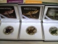 Набор из 3 монет Ядовитые лягушки,серебро 2011.Тираж 500! - вид 2