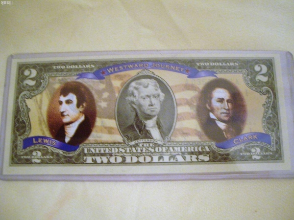 2 доллара США,Lewis и Clark,редкая