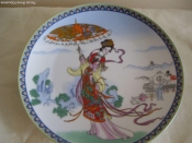 Тарелка коллекционная,Китай,живопись №6