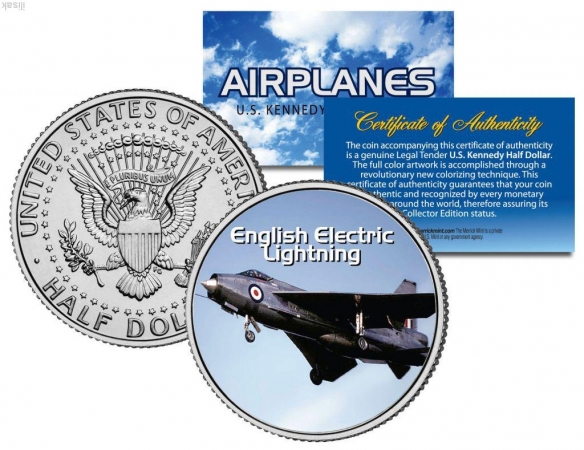 Самолет English Electric  50 центов  США