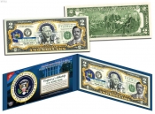 2доллара США,цветная, Т. Рузвельт,26-й президент США