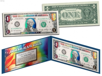 Банкнота 1 доллар США,мультицвет