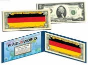 2 доллара США,Флаги мира,Германия