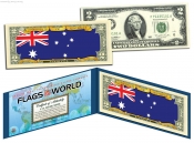 2 доллара США,Флаги мира,Австралия