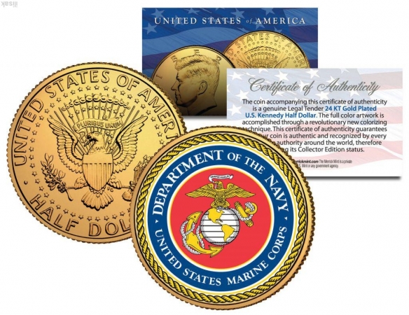 50 центов США Морская пехота эмблема