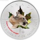 5 долларов Пума,серебро,Канада.2014г