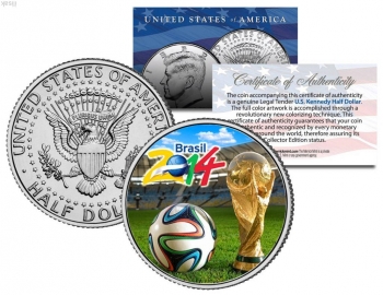 50 центов США,Футбол ЧМ Бразилия 2014г
