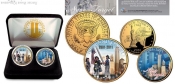 Набор из 2-х монет США Башни,Памяти 11 сентября