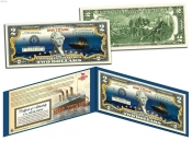 2 доллара США Титаник,ночь,цветная
