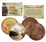 Набор из 2-х монет Титаник 100лет