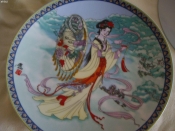 Тарелка коллекционная,Китай,живопись №7