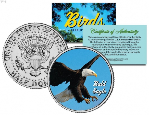 50 центов США Белоголовый орлан