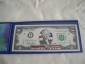 Банкнота 2 доллара США,голограмма Флаг - вид 1