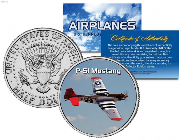 Самолет P-51 Мустанг  50 центов США