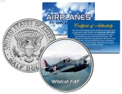 Самолет Wildcat F4F  50 центов США