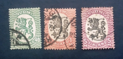 Финляндия 1917-29 Герб Sc# 95b (11$), 101, 107 Used