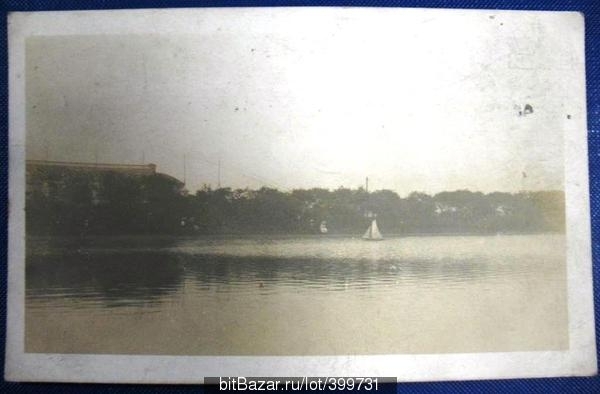 Озеро Яхта фото Англия ПК 1914