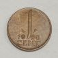 Нидерланды 1 цент 1966 КМ#180 королева Юлиана - вид 1