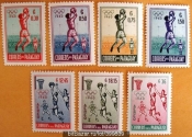 Парагвай 1960 Олимпиада Sc#556-59, С262-64 MNH MLH