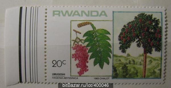 Руанда 1984 Цветы Sc#1167 MNH