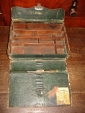 Старинный дорожный ящик-несессер для парфюмерии и письма, дерево,кожа,Людвиг Лихнер,Берлин,19в. - вид 1