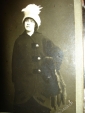 Старинный визит-портрет:ДЕВУШКА.МОДА №2,модерн, шляпка,муфта, Москва,фото С.Бурлакова,паспатру Гек - вид 4