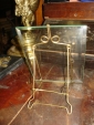 Старинная рамка(стекло с фасетом,латун.держатель) - вид 4