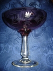 Старинная вазочка для варенья,стекло.Россия,н.20в.