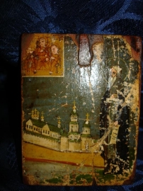 Старинная икона Св.Пр.Сергий Радонежский,Москва