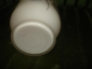 вазочка № 17 матовое молочное стекло с деколью - вид 3