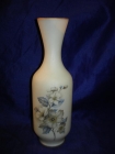 вазочка № 17 матовое молочное стекло с деколью