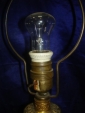 старинная настольная лампа(братья Шлегельмильх),фарфор,бронза,шелк - вид 7