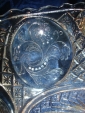 Старин корзинка-конфетница стекло Мальцов 1870-е - вид 5