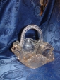 Старин корзинка-конфетница стекло Мальцов 1870-е - вид 1