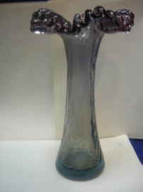 старинная ваза, александритовое стекло,кракле, Россия, к.19 века