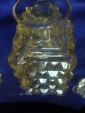 Старинный флакон для духов и мелочница,хрусталь,ручная алмазная гранка,Россия, ИСЗ?Бахметьев? 1820-е - вид 3