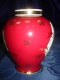 старая вазочка с ручной росписью,фарфор, Бавария - вид 2