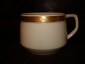 Старинная чайная пара №1 КЛАССИКА,фарфор, цировка золотом, Вербилки(бывш.Гарднер),1926-27гг - вид 1