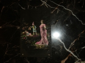 Старинная открытка (фотоколлаж) с налетом эротики ВОСПОМИНАНИЯ о ДЕТСТВЕ , Германия