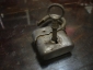 Старинный рабочий навесной замок с ключом(ЕР) - вид 2