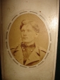 Старинный визит-портрет:Гавриловъ(студент,военный?),1871г,фотоателье В.Тварджицкого,Варшава - вид 5